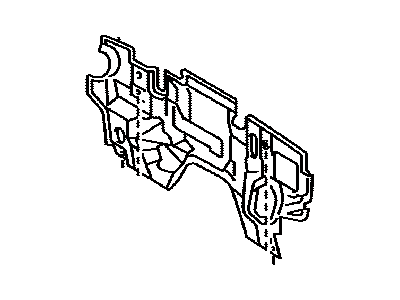 Toyota 55223-35072 INSULATOR, Dash Panel