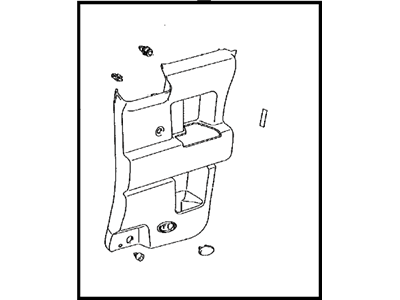 Toyota 67640-35B71-B6 Panel Assembly, Rear Door