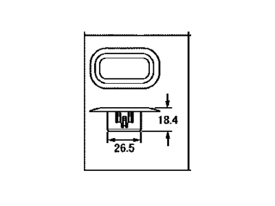 Toyota 90950-01987 Plug, Hole