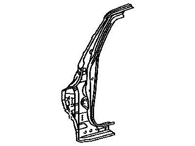 Toyota 61131-35060 Pillar, Front Body, Outer RH