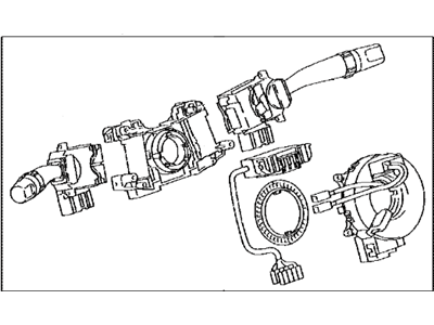 Toyota FJ Cruiser Turn Signal Switch - 84310-35C50