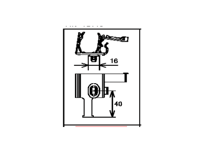 Toyota 82711-60600 Clamp, Wiring HARNES