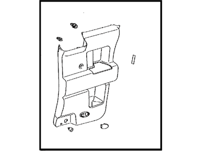 Toyota 67630-35B61-B0 Panel Assembly, Rear Door