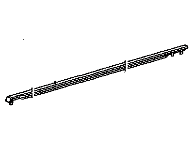 Toyota 68161-35071 WEATHERSTRIP, Front Door