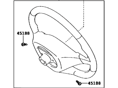 2011 Toyota FJ Cruiser Steering Wheel - 45100-35471-B2