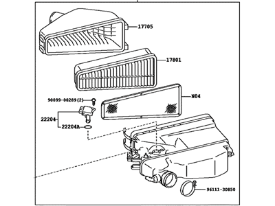 Toyota 17700-31531 Cleaner Assy, Air