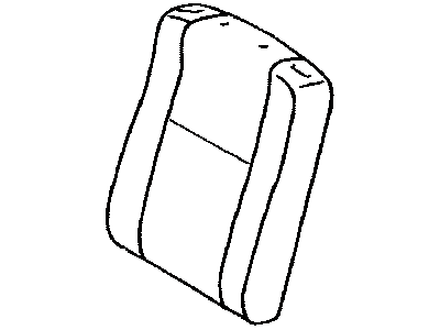 Toyota 71078-AA322-A1 Rear Seat Back Cover, Left (For Separate Type)