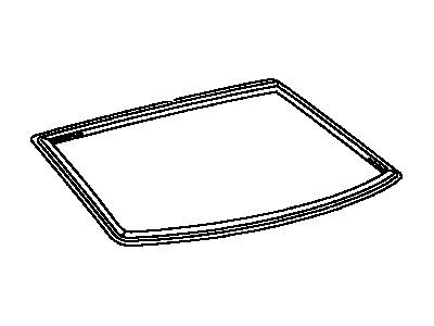 Toyota 75571-AA050 Moulding, Back Window, Outside