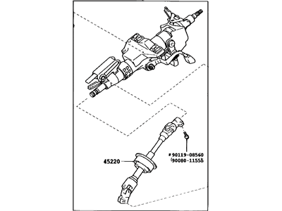 2005 Toyota Solara Steering Column - 45250-AA011