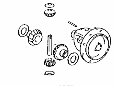 Toyota 41301-28070 Case Sub-Assy, Front Differential