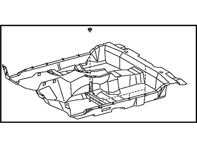 Toyota 58510-06180-A1 Carpet Assy, Floor, Front