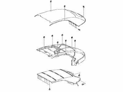 Toyota 65909-06010 Fastener, Tarpaulin Cloth