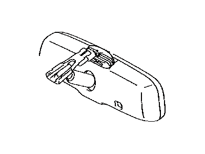 Toyota 87810-06090 Inner Rear View Mirror Assembly