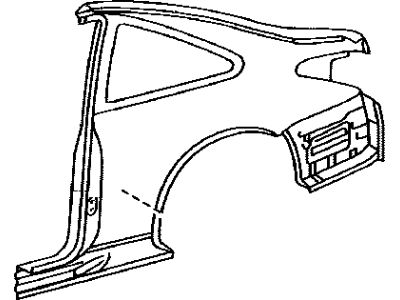 Toyota 61611-16140 Panel, Quarter, RH