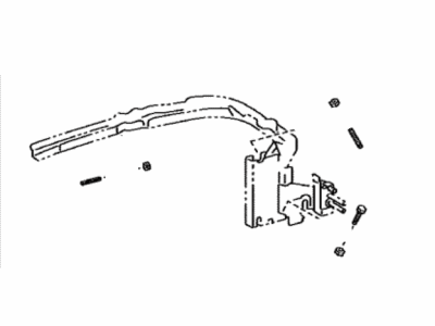 Toyota 65902-06010 Fastener Set, Tarpaulin Rail Adjuster