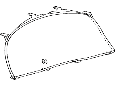 Toyota 83852-AA010 Glass, Combination Meter