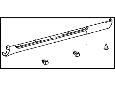 Toyota 75852-AA030-B3 Moulding, Rocker Panel, LH