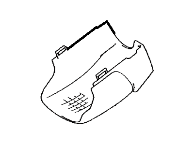 Toyota 45287-AA010-B0 Cover, Steering Column, LWR