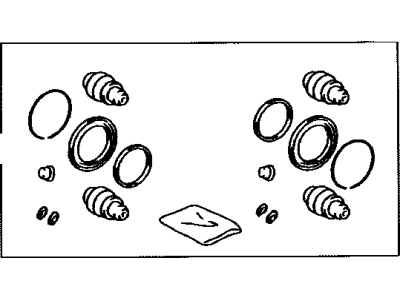 Toyota 04478-08110 Cylinder Kit, Disc Brake, Front