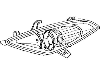 Toyota 81170-AA080 Driver Side Headlight Unit Assembly