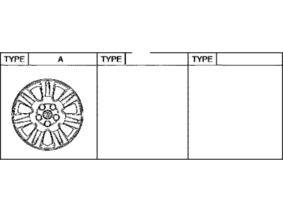 Toyota 42621-AA120 Wheel Cap