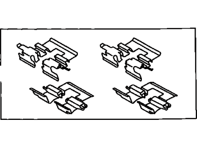 Toyota 04948-06010 Fitting Kit, Disc Brake, Rear
