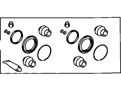 Toyota 04479-07080 Cylinder Kit, Disc Brake, Rear