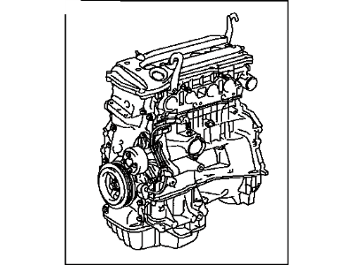 Toyota 19000-0H040 Engine Assembly, Partial