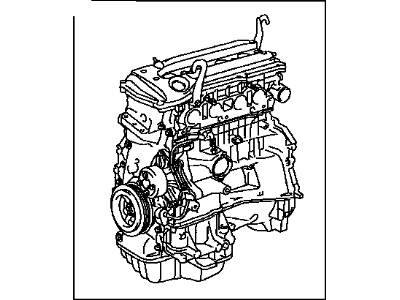 Toyota 19000-20530 Engine Assembly, Partial