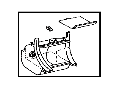 Toyota 58804-AA161-B0 Panel Sub-Assy, Console, Upper