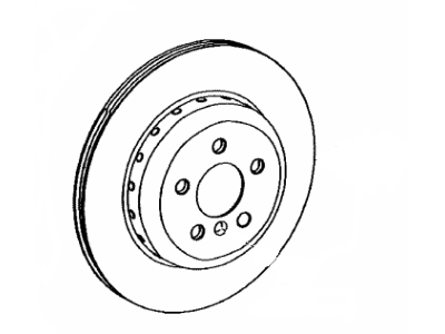 2020 Toyota GR Supra Brake Disc - 42431-WAA03