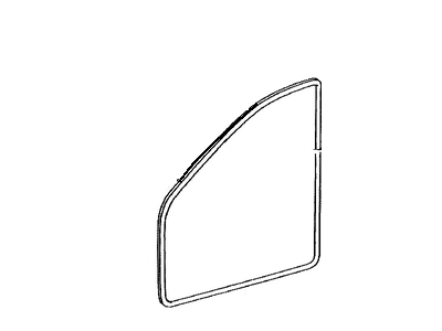 Toyota 62312-AA030-E0 Weatherstrip, Front Door Opening Trim, LH