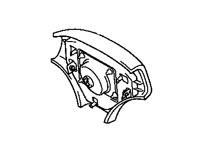 Toyota 45130-06060-E0 Button Assy, Horn