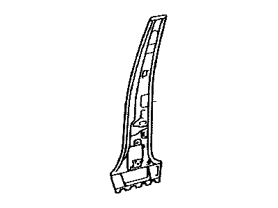 Toyota 61307-AA010 Pillar Sub-Assy, Center Body, Inner RH