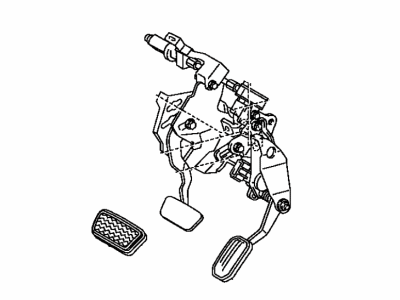 Toyota 78030-33020 Pedal Assy, Accelerator & Brake