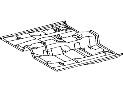 Toyota 58111-06900 Pan, Front Floor