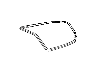 Toyota 64461-AA030 Weatherstrip, Luggage Compartment Door