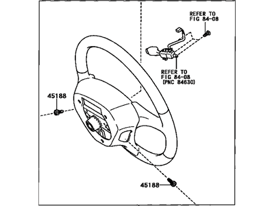 Toyota 45100-06610-B0 Wheel Assembly, Steering