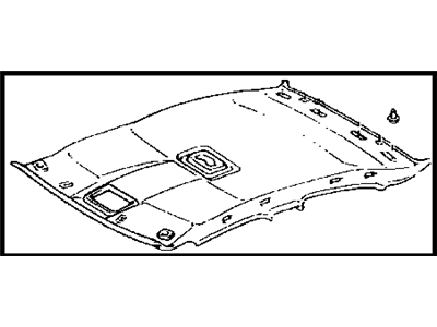 Toyota 63311-AA060-B0 Headlining Assy, Roof