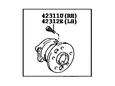 2005 Toyota Camry Wheel Hub - 42410-06030