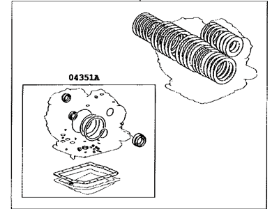 Toyota 04352-12170 Kit, TRANSAXLE Overhaul