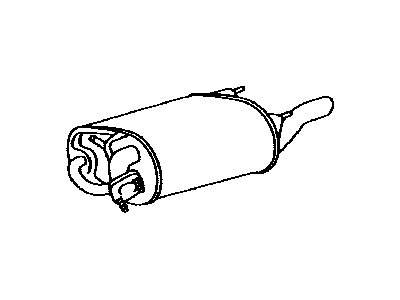 Toyota Solara Exhaust Pipe - 17430-0A260