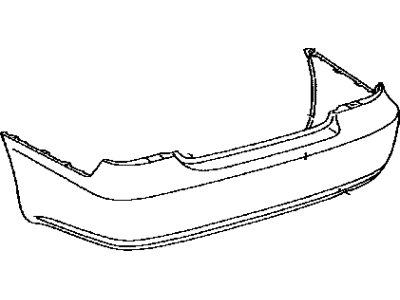 Toyota 52159-AE900 Cover, Rear Bumper