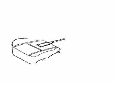 Toyota 89953-AA010 Sensor, Belt Warning Occupant Detection