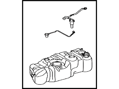 Toyota 77001-0C120 Tank Sub-Assembly, Fuel