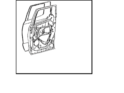 Toyota 67004-0C120 Panel Sub-Assembly, Rear D