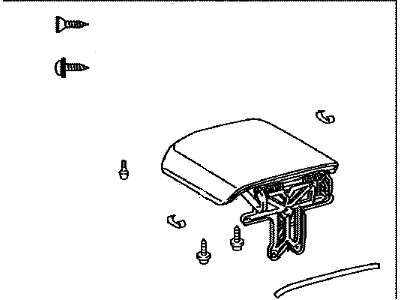 Toyota 58905-0C031-B0 Door Sub-Assy, Console Compartment