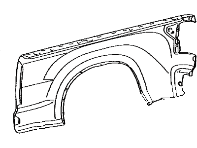 Toyota 65816-0C150 Panel, Rear Body, Side