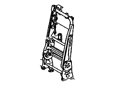 Toyota 71104-0C020 Frame Sub-Assy, Center Seat Back