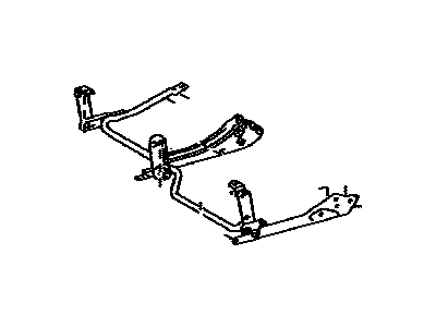 Toyota 72660-0C010 Support Assy, Rear Seat Cushion